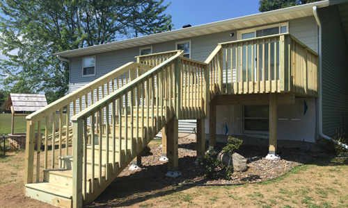 deck construction in Eau Claire